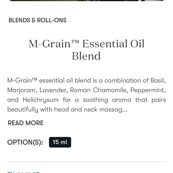NWT Young Living M-Grain Essential Oil Blend - Picture 2 of 3